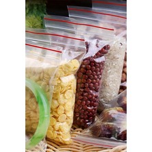 Voice Kilitli Naylon Poşet 13X16CM Kilitli Buzdolabı Kilitli Ambalaj Poşet Kına-Çerez Poşet 100 Adet