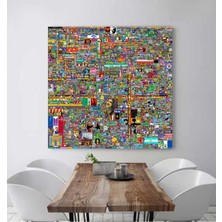 Stella Store Piksel Savaşları Reddit R/place Kanvas Tablo 2022