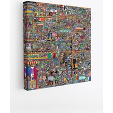 Stella Store Piksel Savaşları Reddit R/place Kanvas Tablo 2022