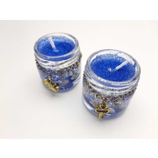 Be Beauty Saks Mavisi  Simli Kavanoz Mum (2 Adet)