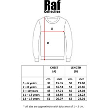 Raf Coll çoçuk Örme Beyaz Kapüşonlu Sweatshirt Black Pink Dijital Baskılı Iki Iplik Içi Şardonlu