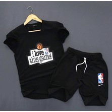 Amor Man Basketbol Dijital Baskılı %100 Pamuk  Ultra Hafif Ter Tutmayan Erkek Şort Takımı