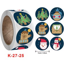 vshop 3 Pcs Christmas Etiket Kartı 2.5cm 1inch K-27-25 (Yurt Dışından)