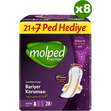 Molped Süpernight Uzun Dev Ekonomik Paketi 28'li 8 Paket