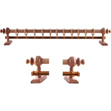 Officeofsy Ahşap Rustik Perde 100 cm