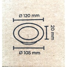 Zmr 6 Watt Ultra Slim 10 Adet Led Spot