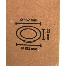 Zmr 9 Watt Ultra Ince Yüksek Işık 10 Adet Led Spot