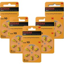 Kodak P 10 Işitme Cihaz Pili No 10 6'lı 5 Paket Kodak Kulak Cihazı Pili 6'lı 5 Paket