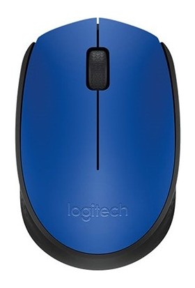 Logitech M171 USB Alıcılı Kablosuz Kompakt Mouse - Mavi