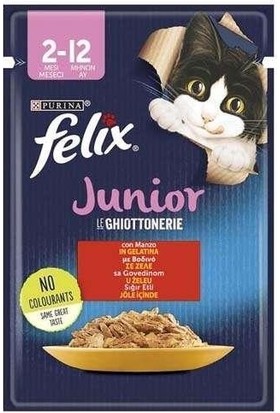 Felix Yavru Sığır Etli Kedi Yaş Mama 85 gr x 26 Adet