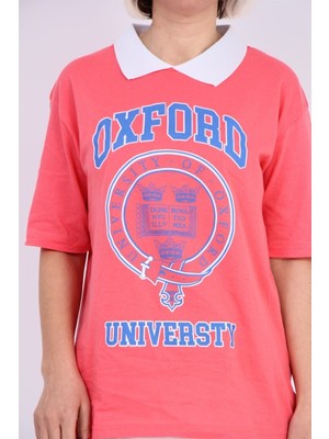Luwi Shopping Gömlek Yaka Oxford Tişört Narçiçeği