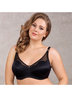 Anıl Kadın Balenli Desteksiz Dolgusuz Toparlayıcı Günlük Klasik Küçültücü Sütyen Anıl 3525 Siyah