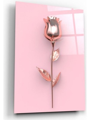 Eliza Home  Gül Cam Tablo