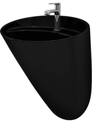 Bocchi Venezia Asma Monoblok Lavabo Parlak Siyah 1083-005-0126