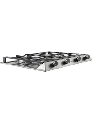 Teka - EX 60.1 4G AI AL CI - Ankastre Paslanmaz Çelik Gazlı Ocak - Döküm Izgara - Inox - 60 cm - 40212101