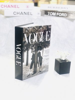 Lovely Book & Book Vogue Kahverengi Dekoratif Kitap Kutu