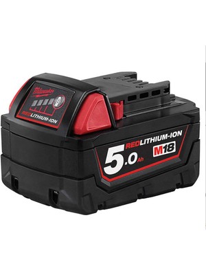 Milwaukee Akü M18B5 Redlithium-Ion 18V. 5,0AH Mılwaukee