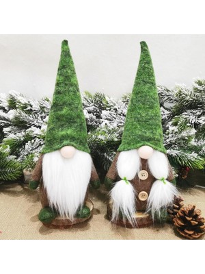 Ashley Paskalya Yeşil Şapka Gnome Bahar Gnomes Paskalya Tatil Ev Dekorasyon Gnome Peluş El Yapımı Isveç Tomte Elf - Kadın (Yurt Dışından)