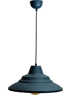 Riolight  Siyah Içi Sarı Metal Sarkıt Çap: 40 cm