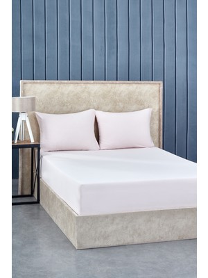 Komfort Home Çift Kişilik Penye Lastikli Çarşaf Seti 140X200 cm