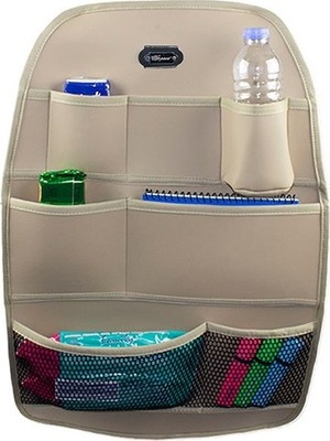 Space Oto Koltuk Arkası Deri Eşya Düzenleyici Organizer