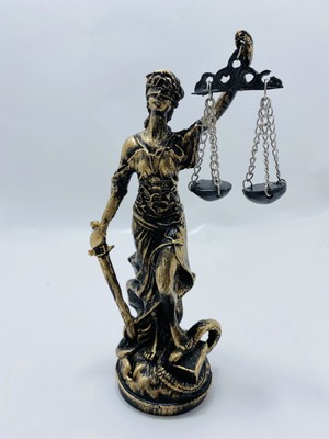 MYK Hediye ve Sanat Atölyesi Adalet Heykeli Avukat Savcı Hakim Hediyesi