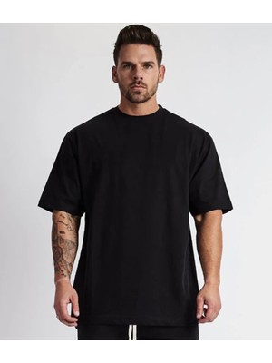 Amor Man Bisiklet Yaka %100 Pamuk Ultra Hafif Ter Tutmayan Oversize Erkek T-Shirt