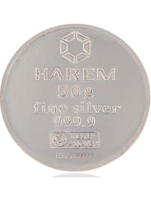 Harem Altın 50 Gram Istanbul Gümüş Külçe