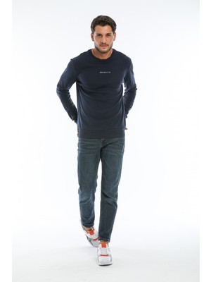 Superlife Süperlife Bisiklet Yaka Brooklyn Baskılı SPR22SW132