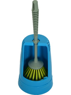 Zambak Plastik Muhafazalı Wc Tuvalet Klozet Fırça Takımı Karışık Renk ZP-136