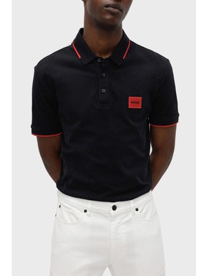 Hugo Pamuklu Slim Fit Düğmeli Polo T Shirt Erkek Polo 50467344 001