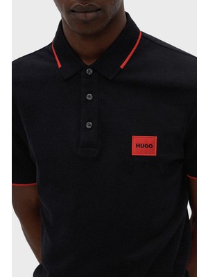 Hugo Pamuklu Slim Fit Düğmeli Polo T Shirt Erkek Polo 50467344 001