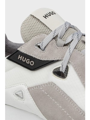 Hugo Logolu Deri Sneaker Ayakkabı Erkek Ayakkabı 50471233 120
