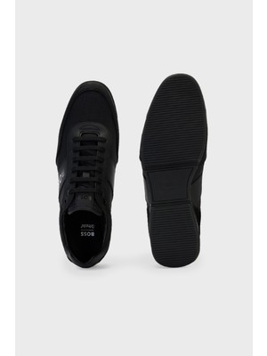 Boss Logolu Deri Sneaker Ayakkabı Erkek Ayakkabı 50470364 001