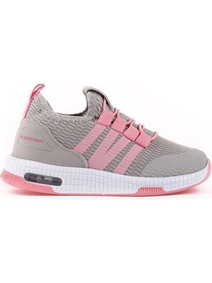Slazenger EBBA I Kız Çocuk Sneaker Koşu & Yürüyüş Ayakkabısı Gri / Pembe