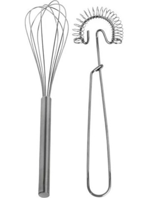 Megaw Idealisk Ikili Çelik Çırpıcı-Köpürtücü Seti