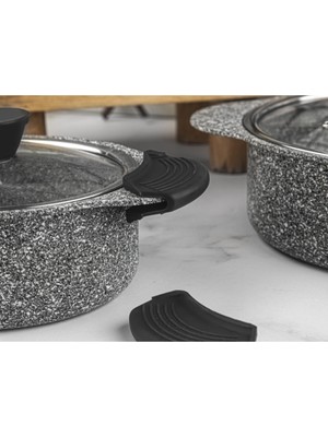 Megaw 2 Adet Isıya Dayanıklı Silikon Tutacak Tencere Tava Kulp Kapak Tutacağı Tutamaç 9x4 cm Kaliteli