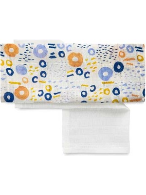 Renkli Halkalar 4’lü Müslin Mendil