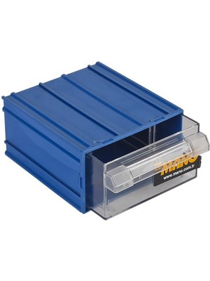 NalburBaba Plastik Çekmeceli Kutu Mavi - MK40