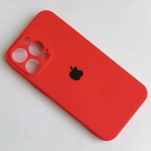 Pirok Store Apple iPhone 13 Pro Kamera Korumalı Lansman Içi Kadife Silikon Kılıf