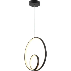 TT Aydınlatma TT004-SY Tt Aydınlatma Göz Modeli Mat Siyah LED Avize