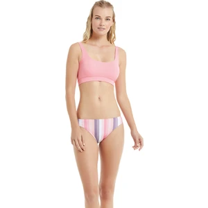 10159 Normal Kalıp Düz Somon Kadın Bikini Üst