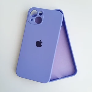 More Gsm Apple iPhone 13 Uyumlu Kamera Korumalı Lansman Içi Kadife Silikon Kılıf - Lila