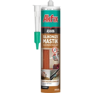 Silikonize Mastik Beyaz As606