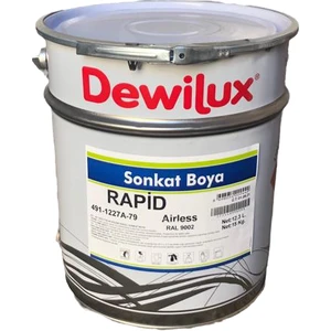 Dewilux Rapid Endüstriyel Boya 2.5 Lt Siyah