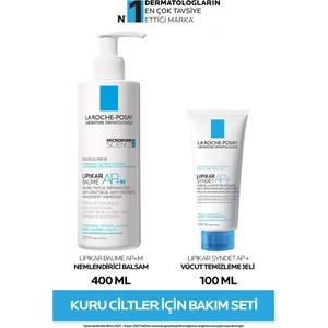 La Roche-Posay Kuru Ciltler Için Bakım Seti: Lipikar Baume Nemlendirici&syndet Vücut Temizleme Jeli