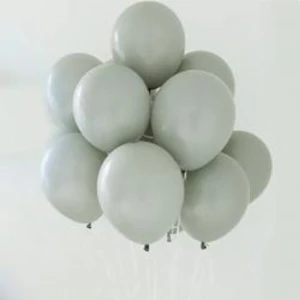 Best Parti Pastel Gri Balon 20 Adet