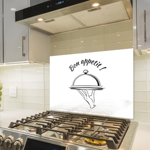 Cam Ocak Arkası Koruyucu | Bon Appetit - Servis | 49,5cm X 76cm