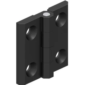 Metal Yaprak Menteşe Mat Siyah 40 x 40 mm