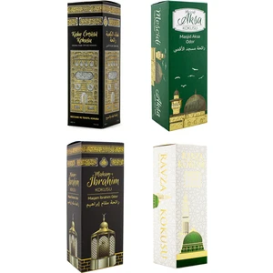 Kabe Örtüsü Kokusu Mescidi Aksa Kokusu Makamı Ibrahim Kokusu ve Medine Ravza Kokusu Sprey 400 Ml.